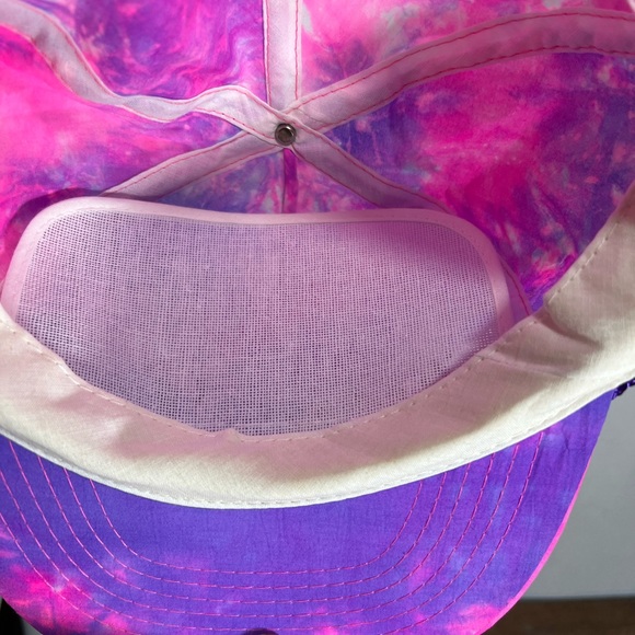 Vintage SnapBack cap Hoover Dam neon tie dye Trucker Hat - Picture 5 of 10